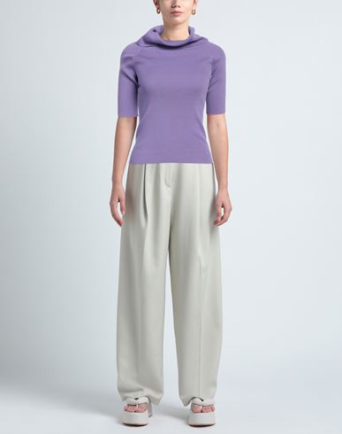 Snobby Sheep Woman Turtleneck Mauve Size 2 Cotton, Silk