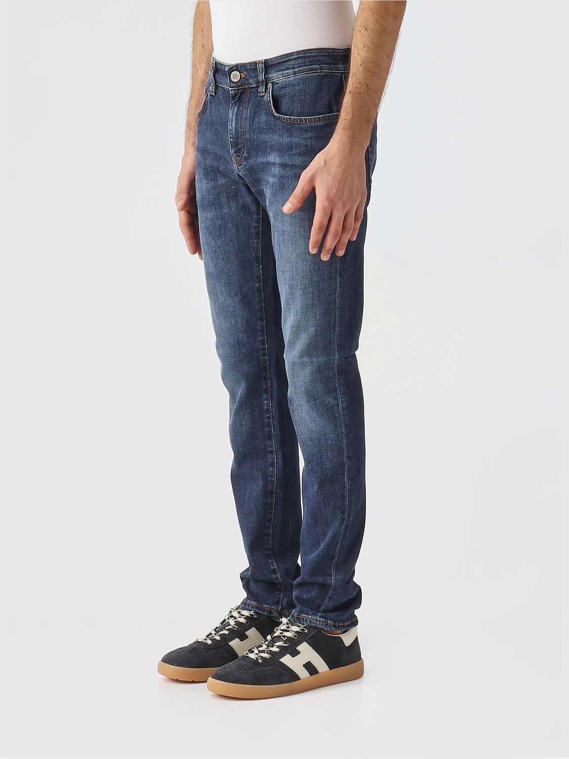Jeans Men color Blue