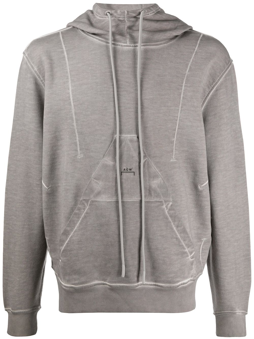X logo hoodie - Grey