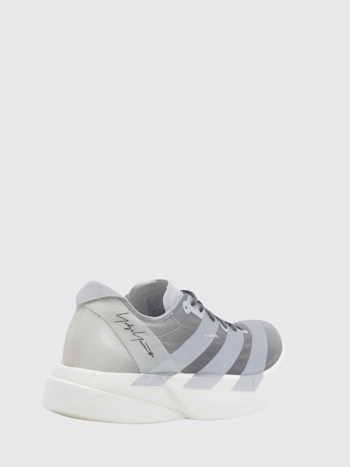 Y-3 Adios Pro 4 Silvmt Lgsogr Sneaker in Cloud White Silver Metallic & Light Solid Grey - White. 10.5 also , 11, 11.5, 8, 8.5, 9