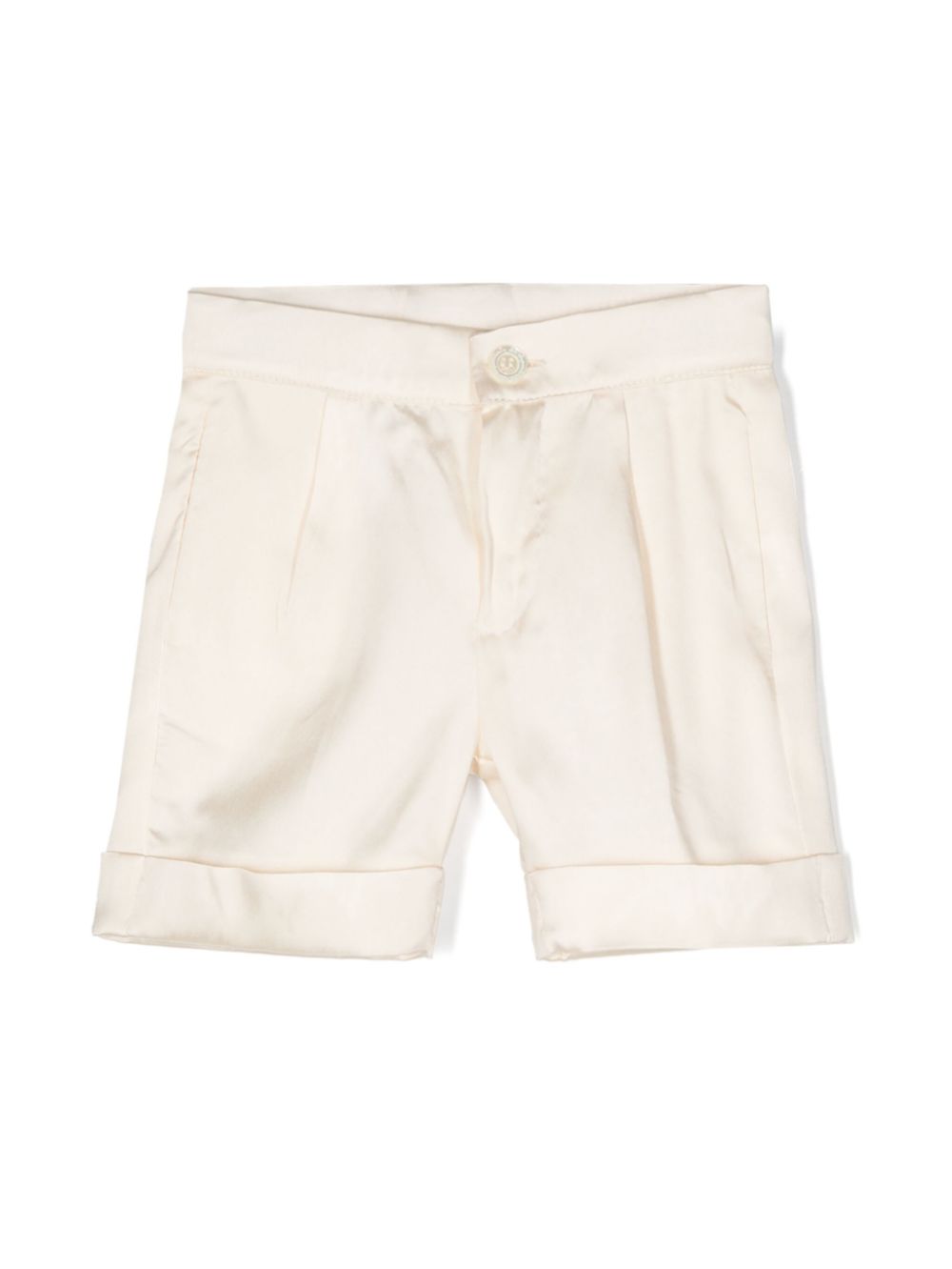 Pinched tailored shorts - Neutrals
