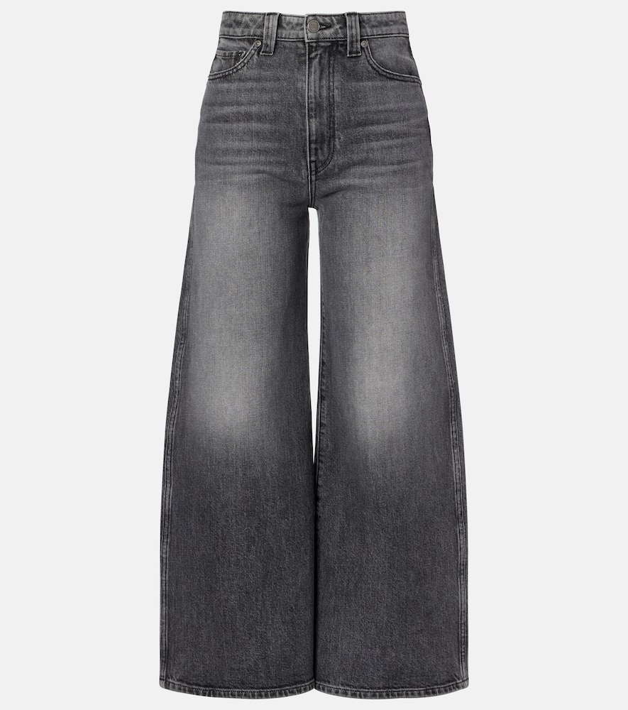 Delina high-rise wide-leg jeans