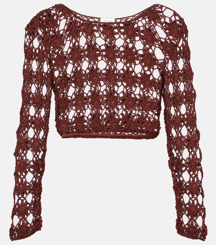 Bella crochet cotton crop top