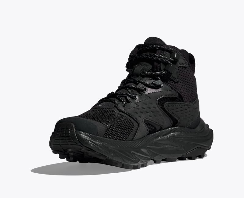 HOKA Men's Anacapa 2 Mid GTX Shoes in Black/Black