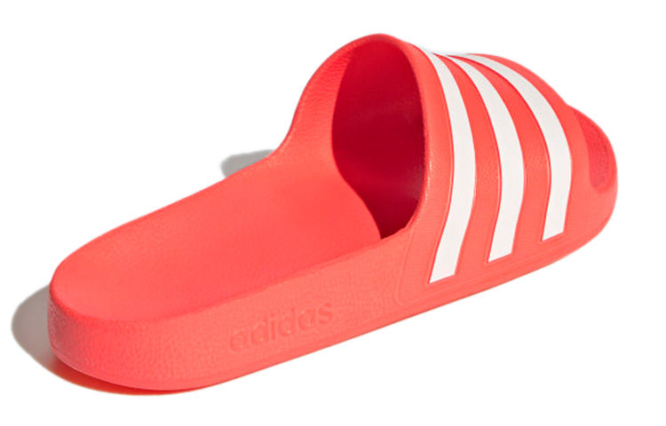 Adilette Aqua Slide 'Solar Red White'