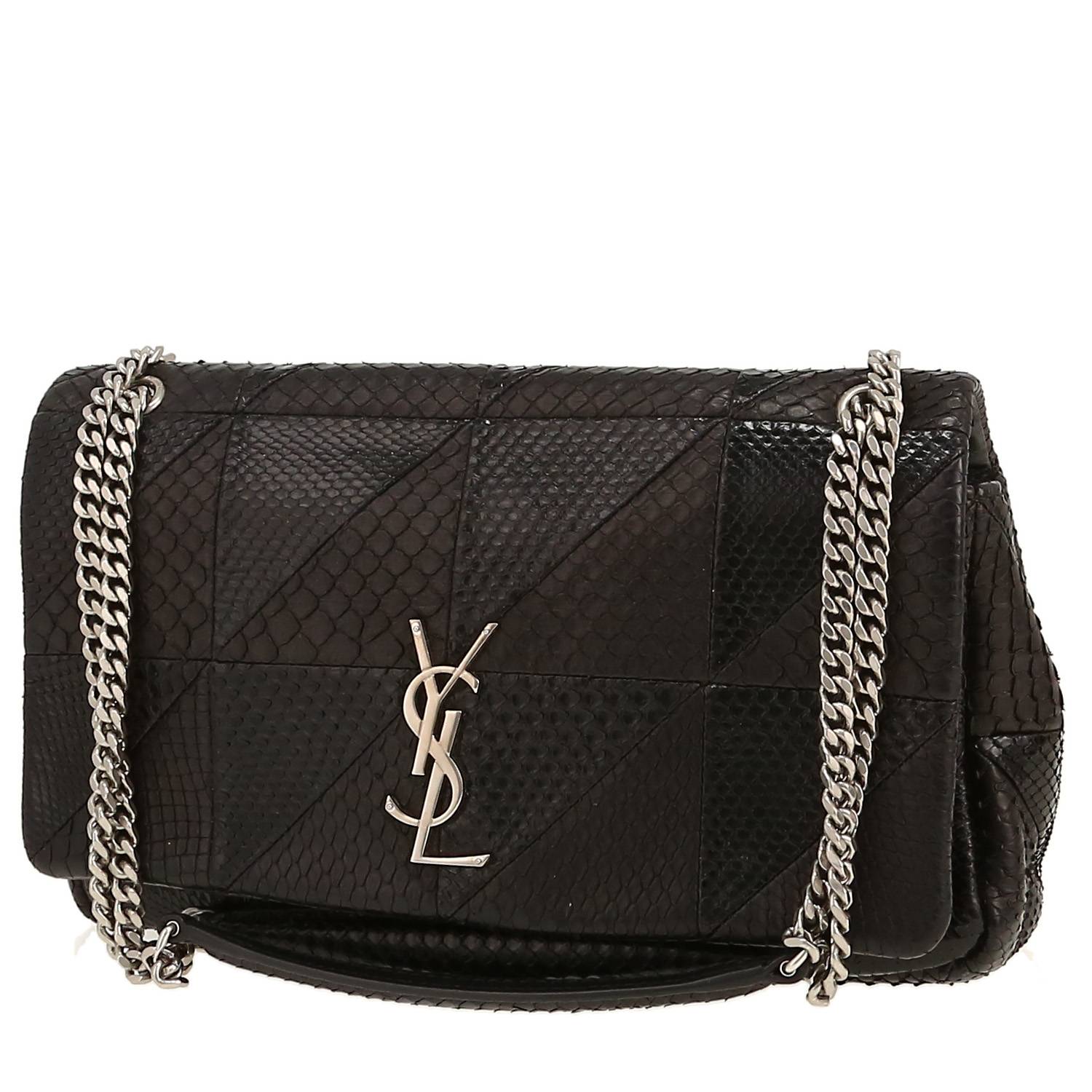 Jamie handbag snake and black python