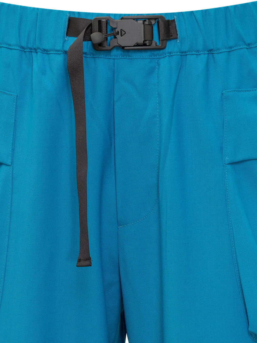 Stretch Wool Cargo Pants
