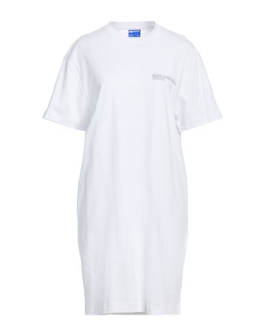 Woman Mini dress White Size M Organic cotton
