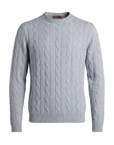 Man Sweater Sky blue Size L Virgin Wool