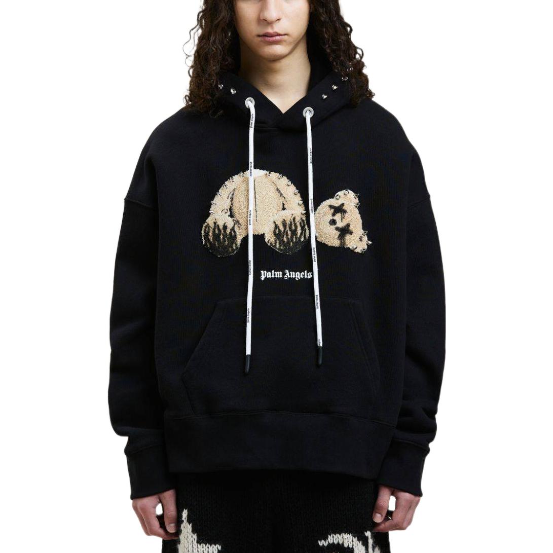 FW22 Punk Bear Hoodie 'Black Brown'