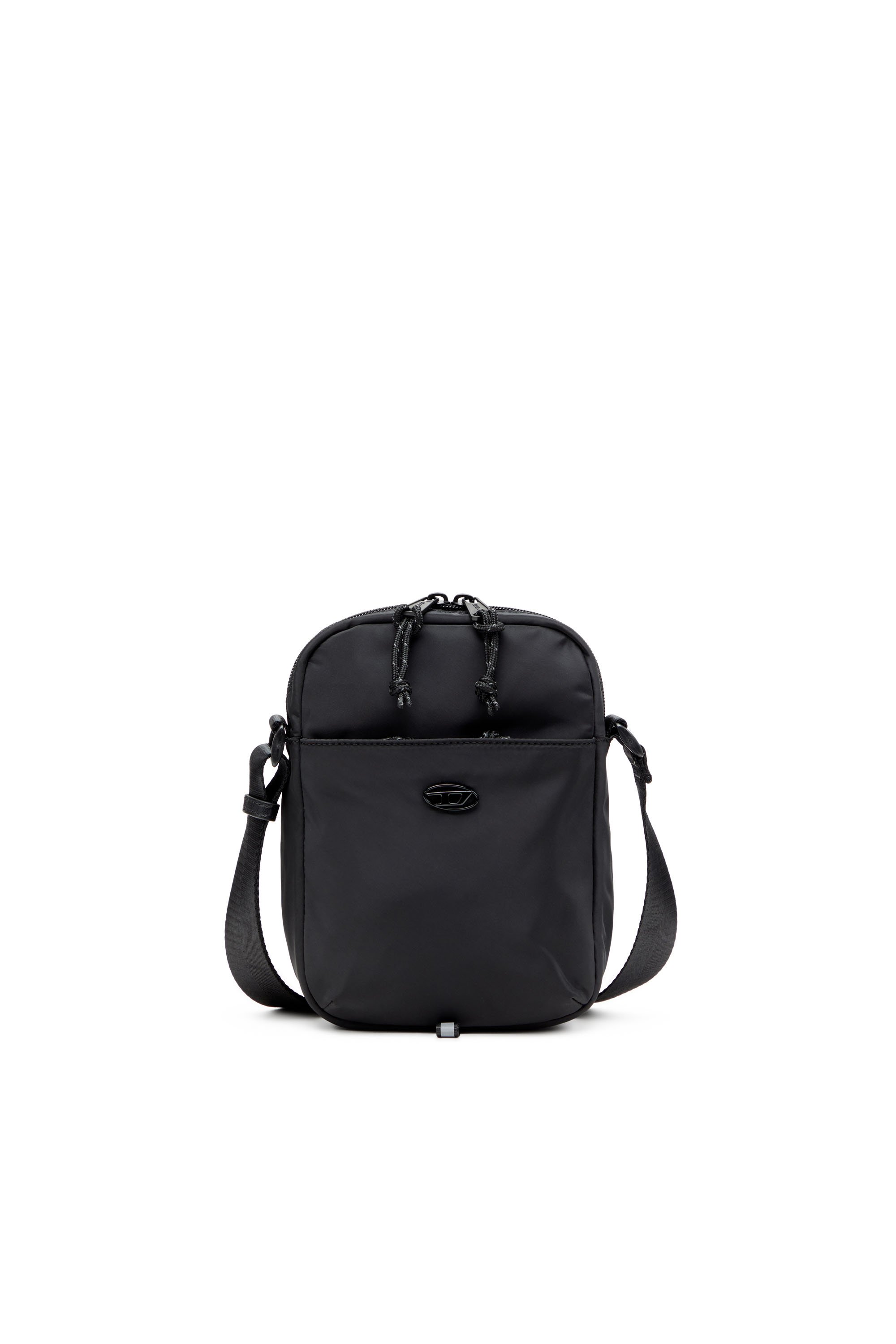 Crossbody bag in tech fabric - Crossbody Bags - Man - Black