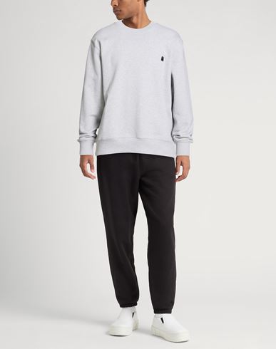Man Sweatshirt Light grey Size L Cotton