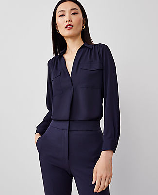 Ann Taylor Camp Shirt
