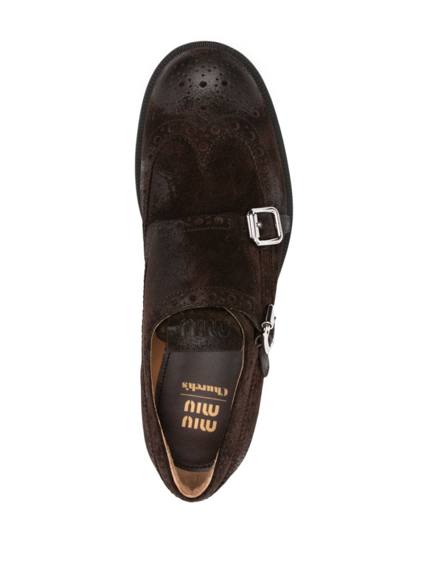 Brown Round Toe Dress Shoes