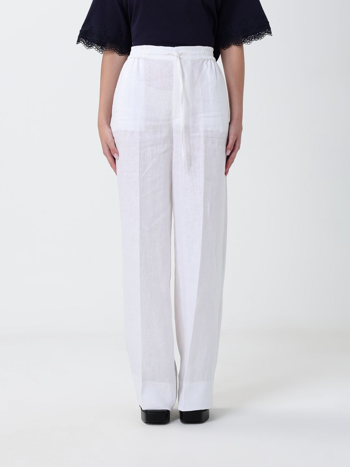 Pants Woman color Brown