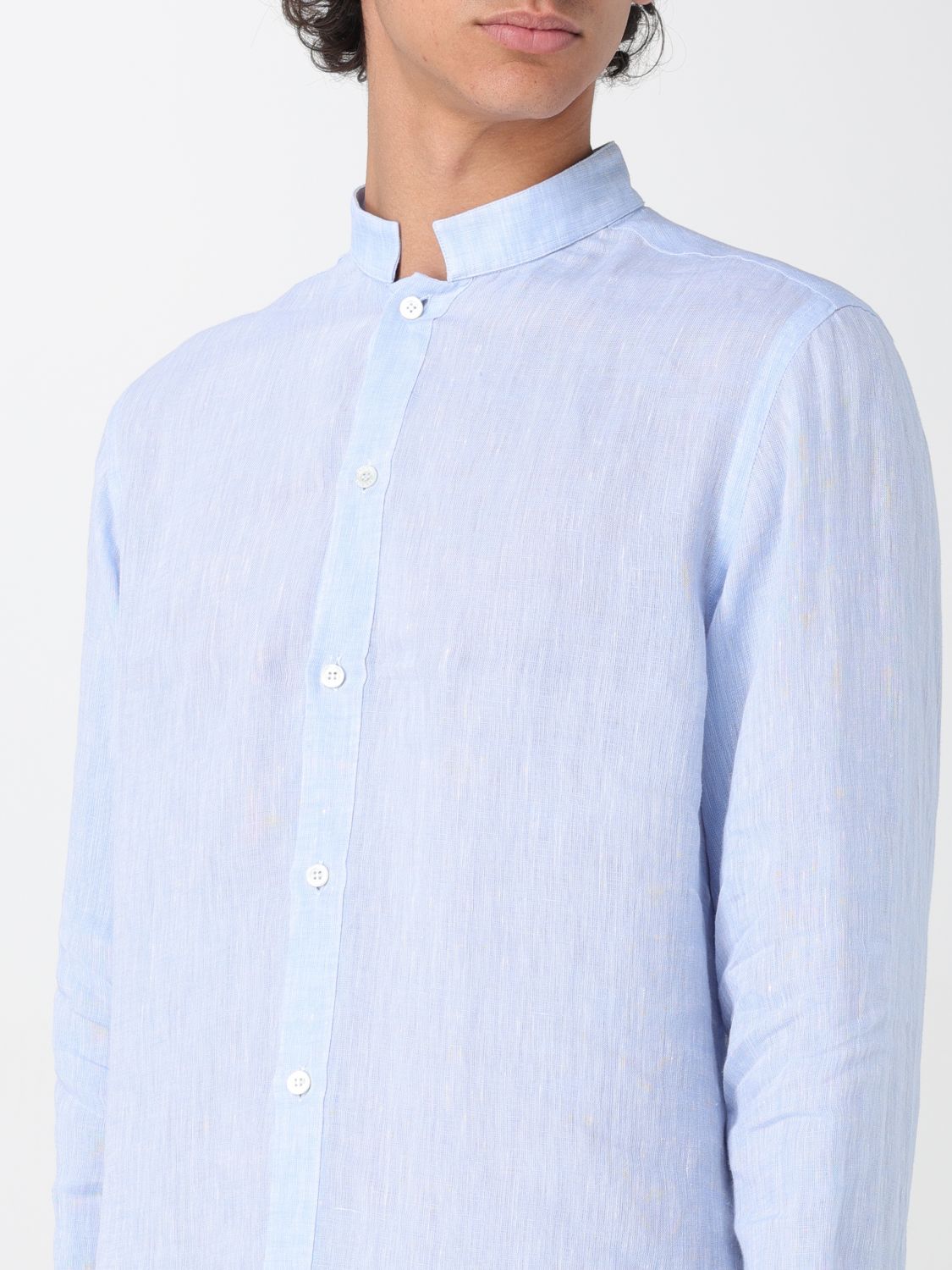 Shirt Men color Sky Blue