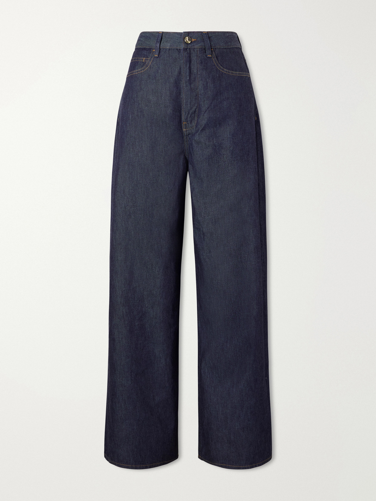 Slick Wide-leg Jeans - Blue