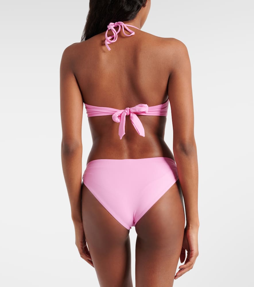 Hamburg ring-detail bikini top