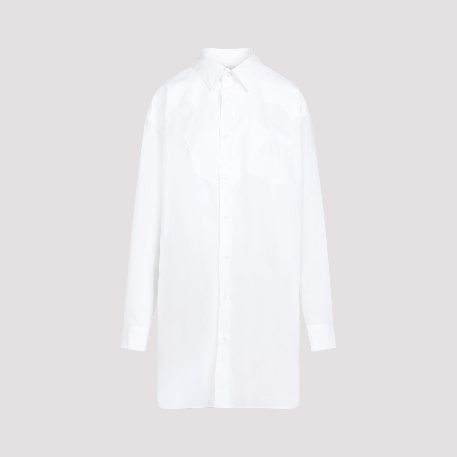 Cotton-poplin Mini Shirtdress