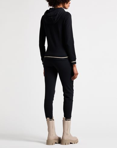 Woman Tracksuit Black Size XL Cotton, Elastane, Metallic fiber, Polyester