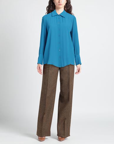 Woman Shirt Azure Size 4 Rayon