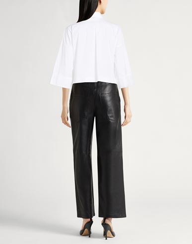 Woman Shirt White Size 0 Cotton, Elastane