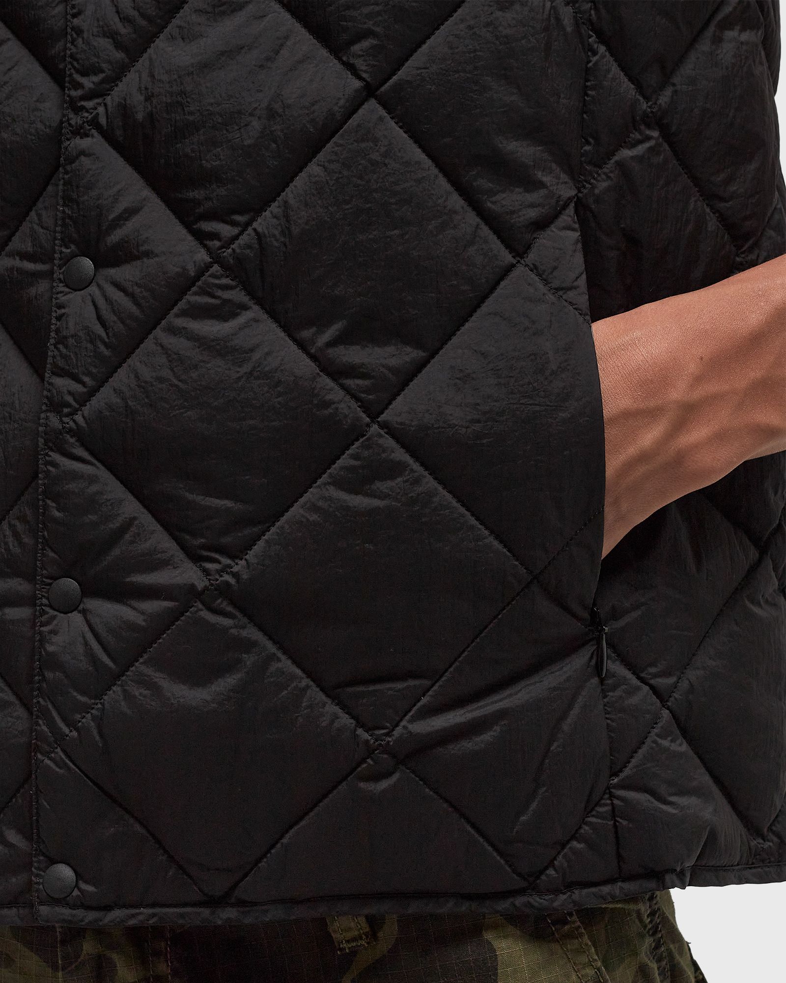 INNER DOWN VEST black male Vests now available at BSTN