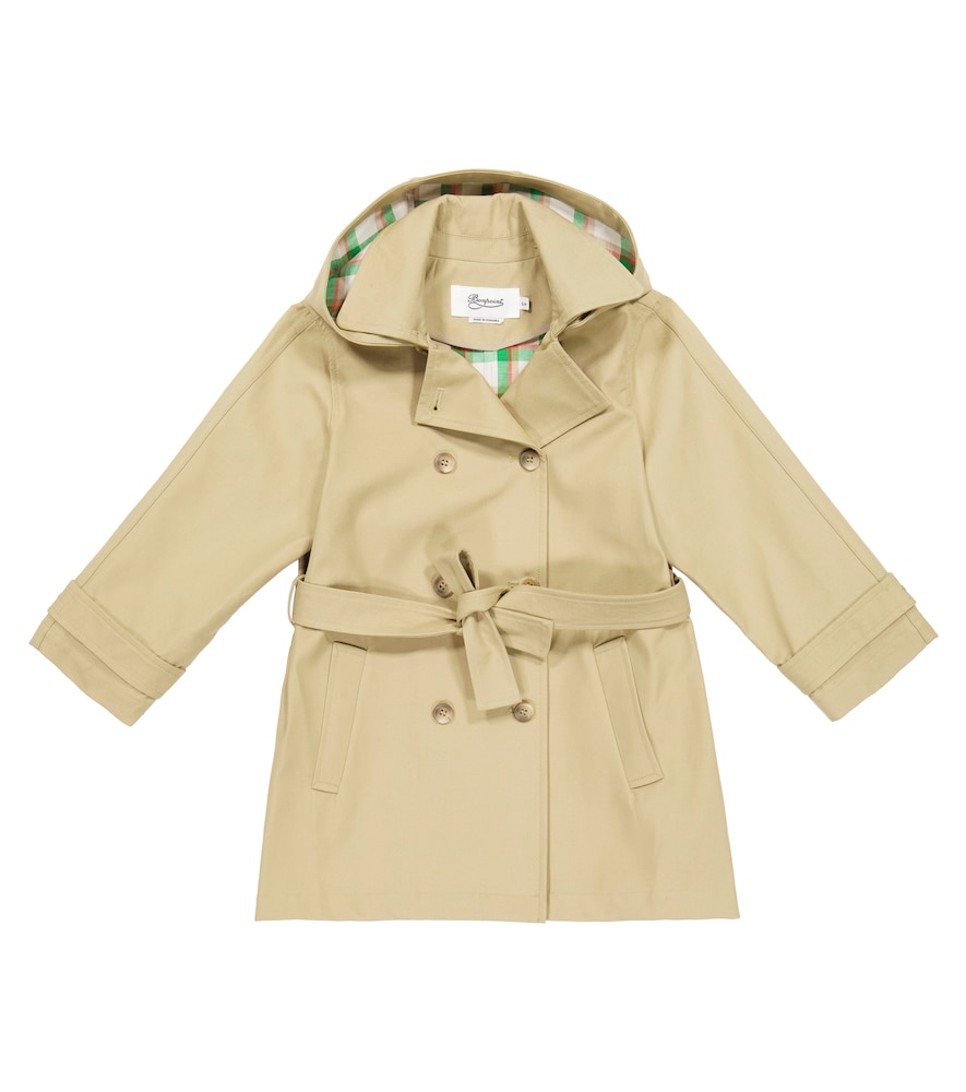 Bonpoint Aida cotton trench coat