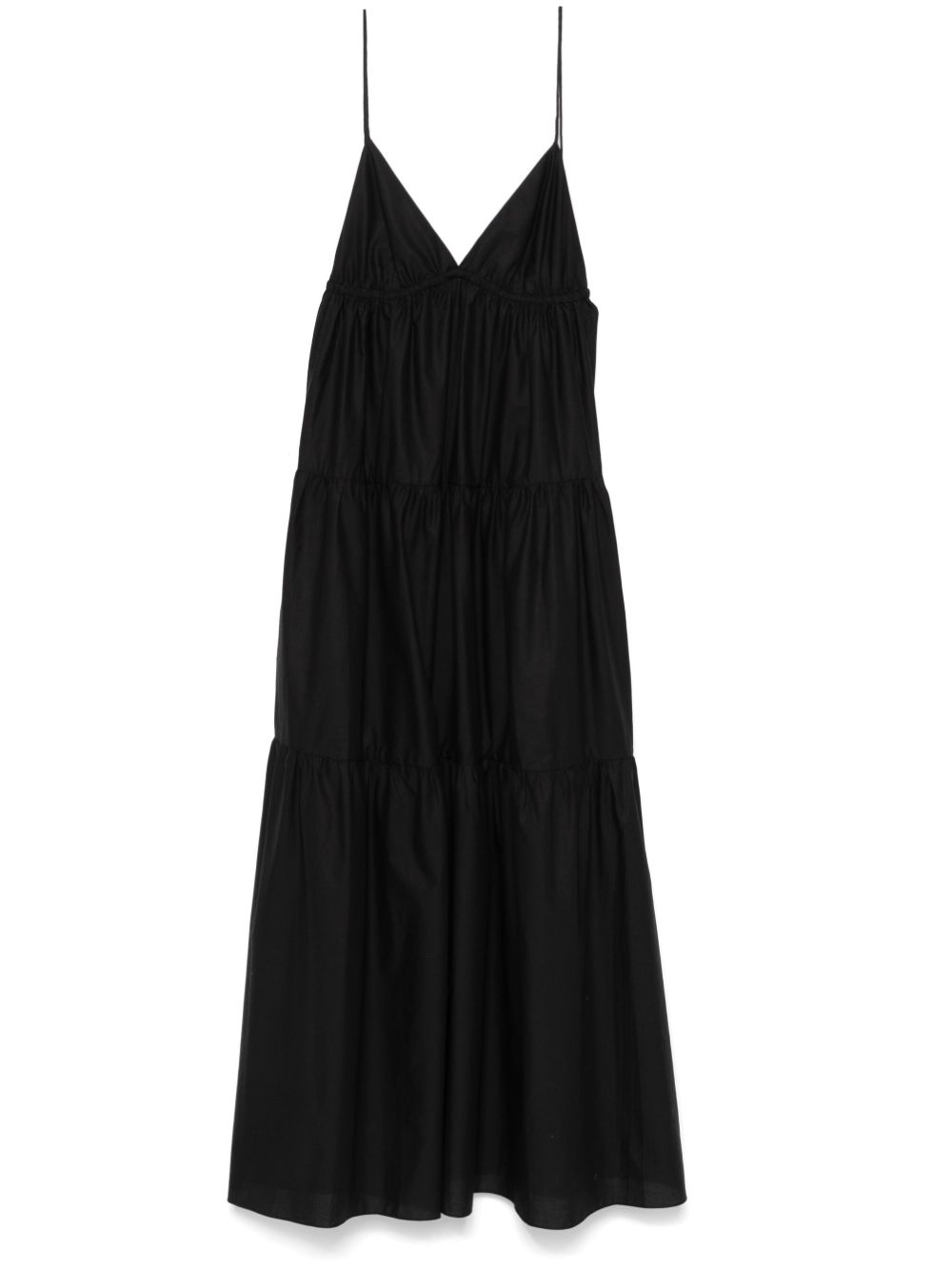 Triangle tiered dress - Black
