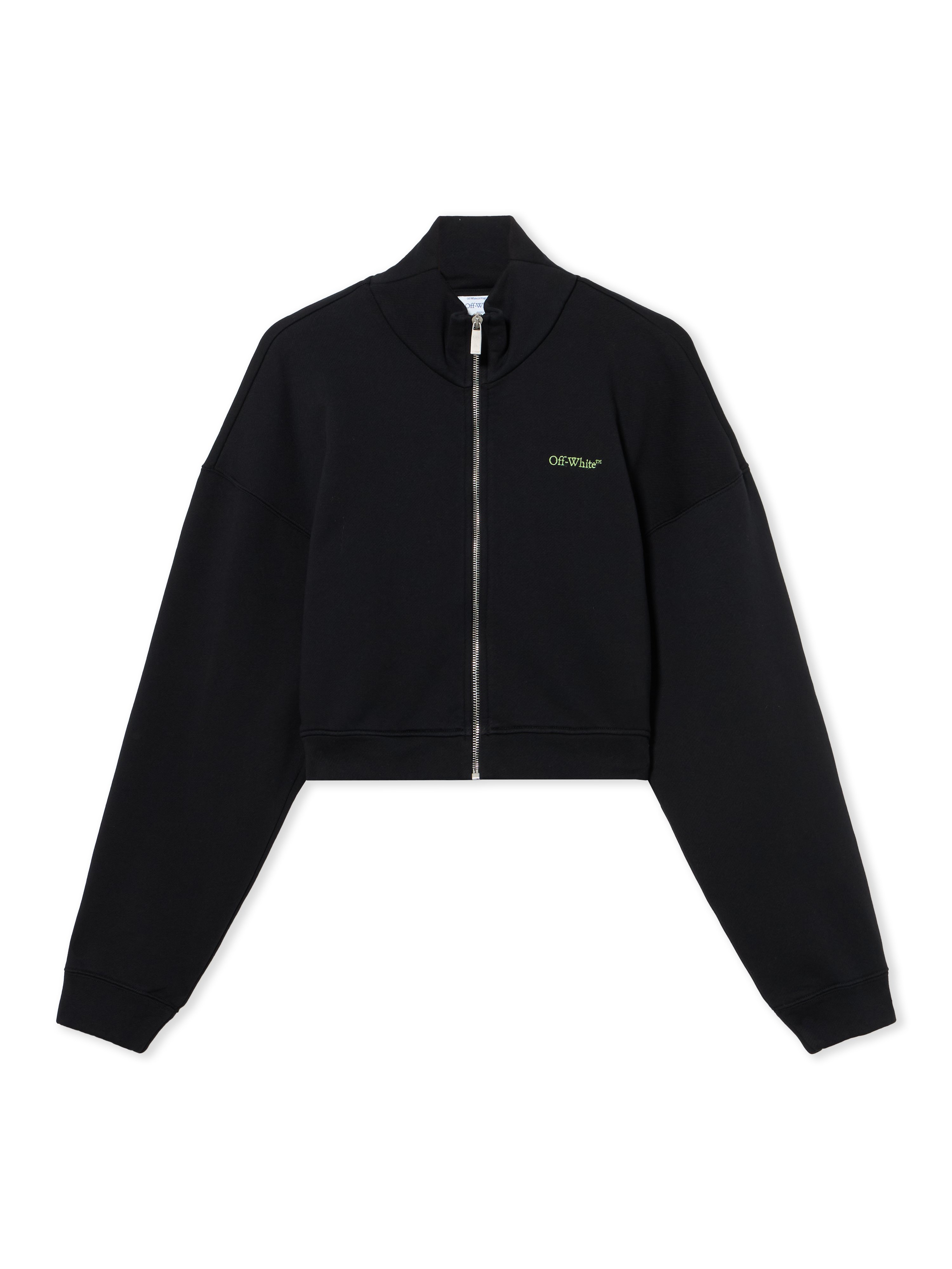 Arrow Leaves Reg Zip Up - Female Sweatshirts Black
