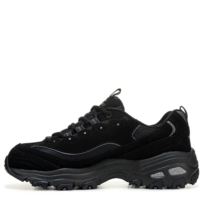 Women's D'lites Sneakers (Black/Black)
