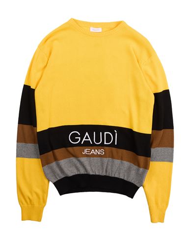 Gaudì Kid Boy Sweater Yellow Size 14 Cotton