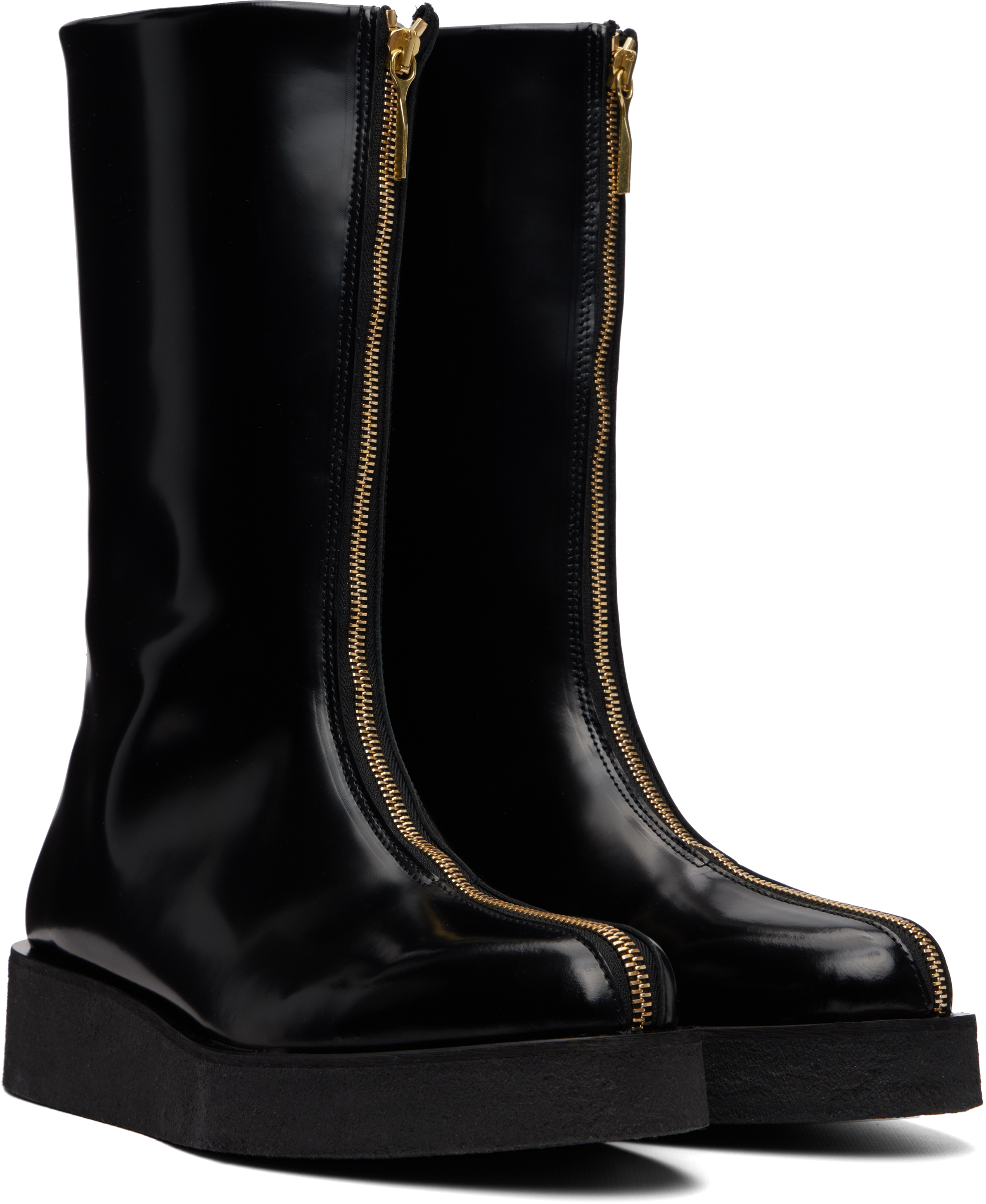 Black Zipp Boots