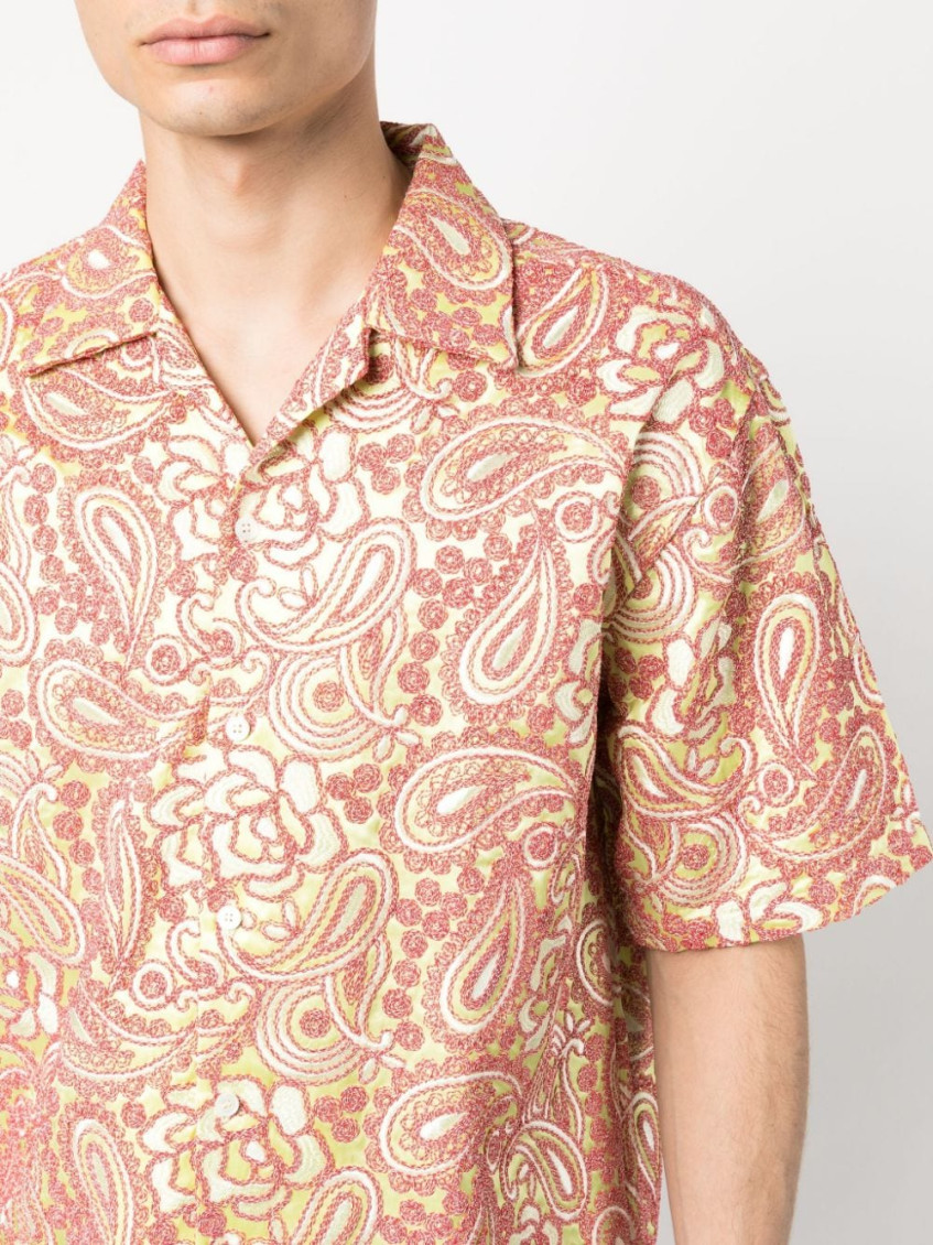 - Short Sleeve Embroidered Shirt