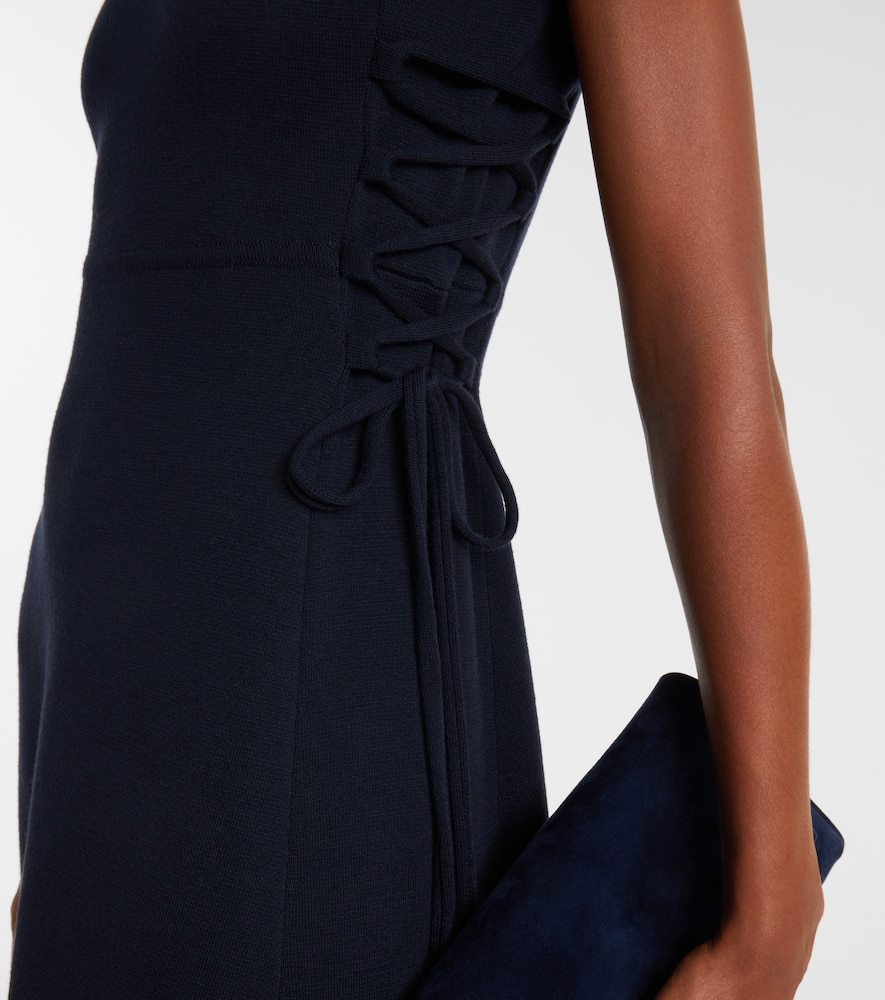Delfi virgin wool midi dress