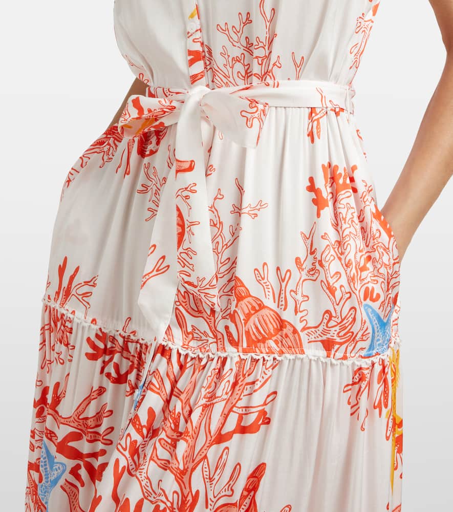 Printed shirt dress