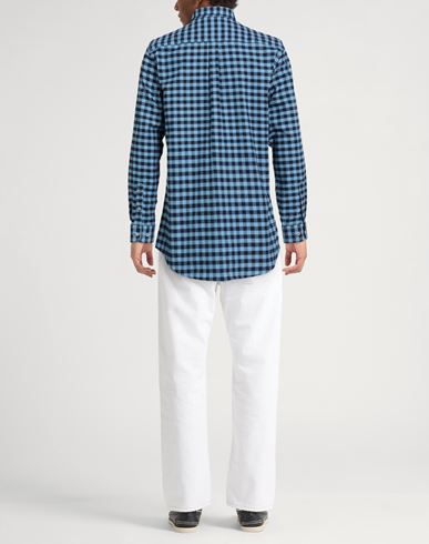 Man Shirt Light blue Size L Cotton