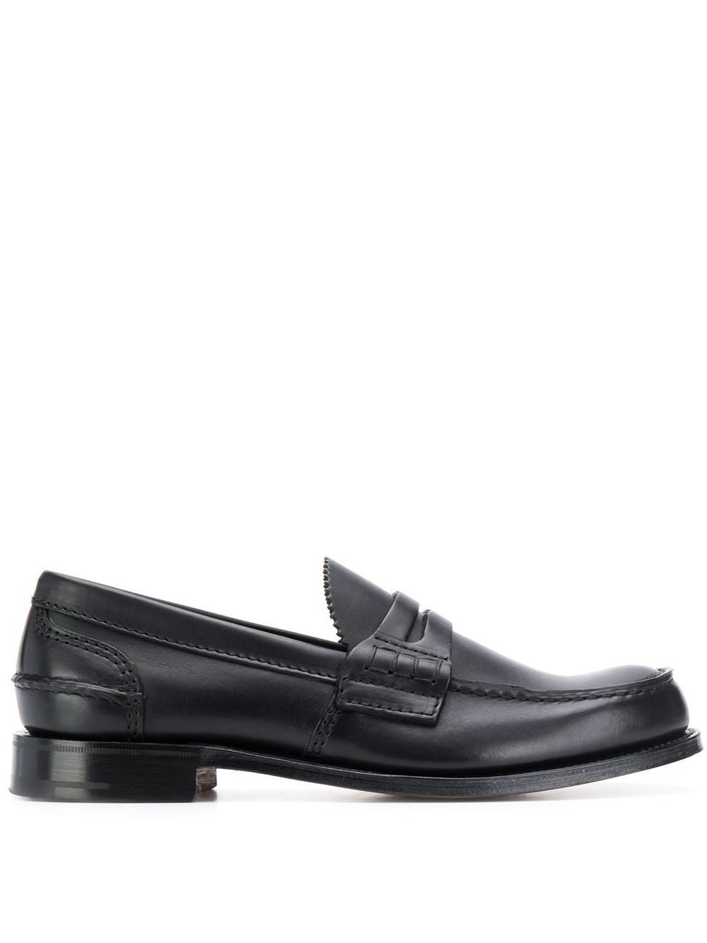 Pembrey leather loafers - Black