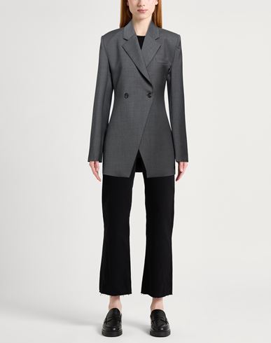 Woman Blazer Grey Size 8 Virgin Wool