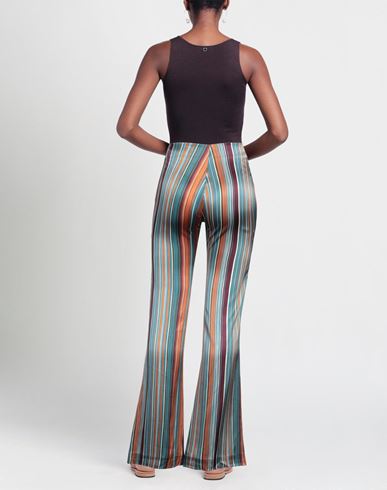 Momoní Woman Pants Deep teal Size 6 Silk, Elastane