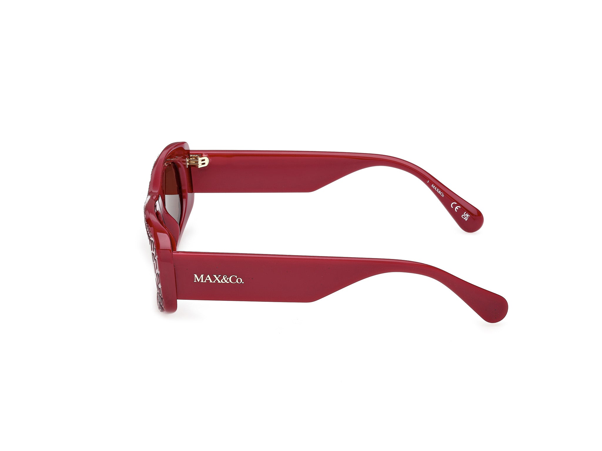 MAX&Co Mujer MAX&Co MO0142 69E Gafas de sol Inyectado Burdeos Marrón Cuadrada Norma