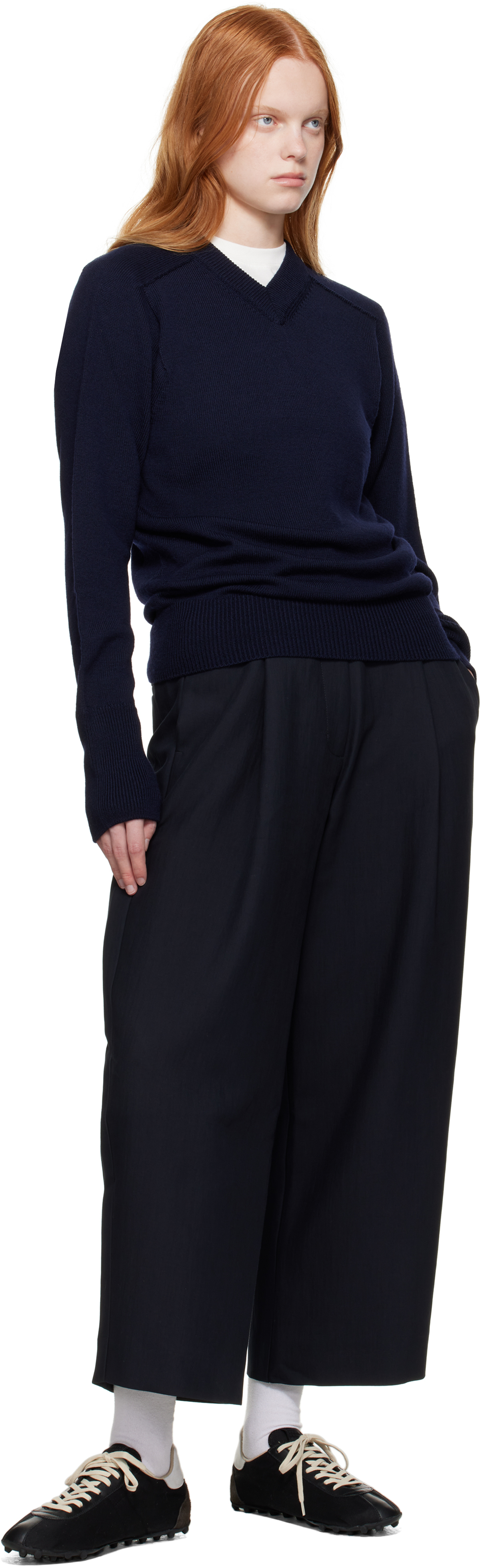 Navy Fellini Trousers