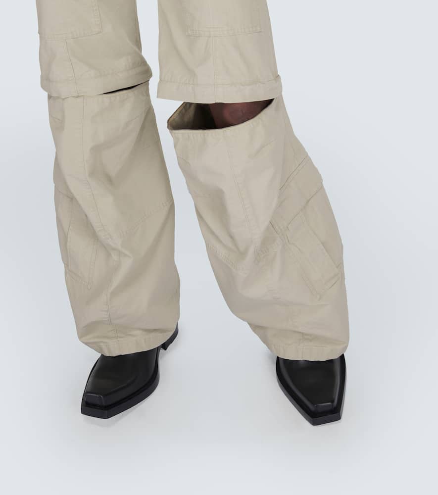 Balenciaga Hybrid flared cotton cargo pants