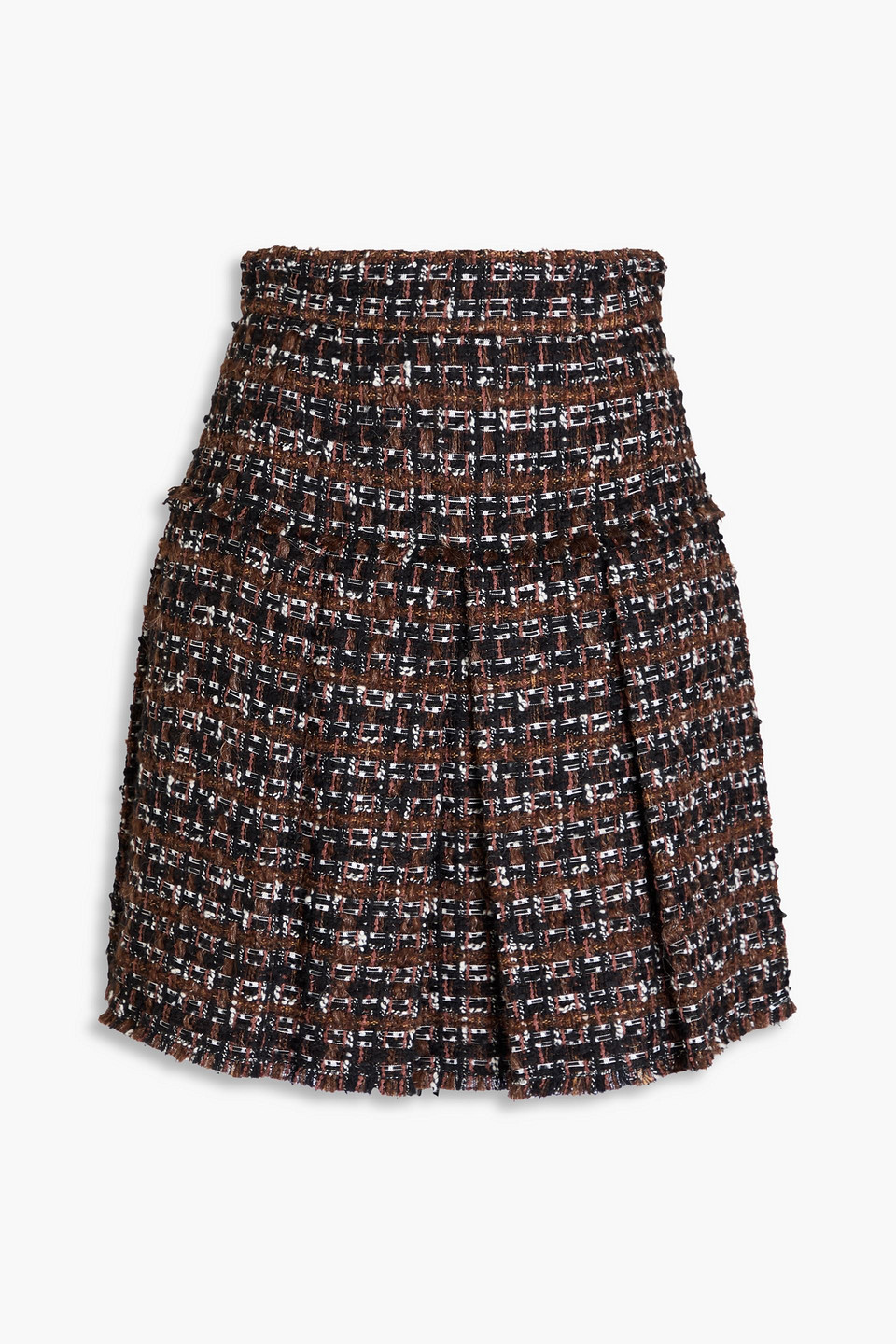 돌체앤가바나 Pleated tweed mini skirt 3074457345646087628