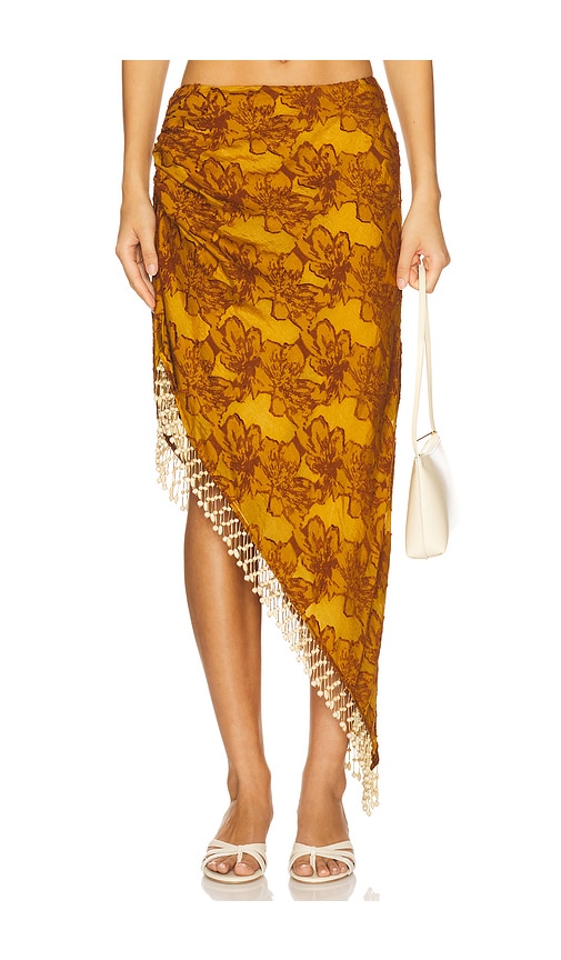 House of Harlow 1960 x REVOLVE Gema Midi Skirt in Burnt Orange.  XS. Also in L