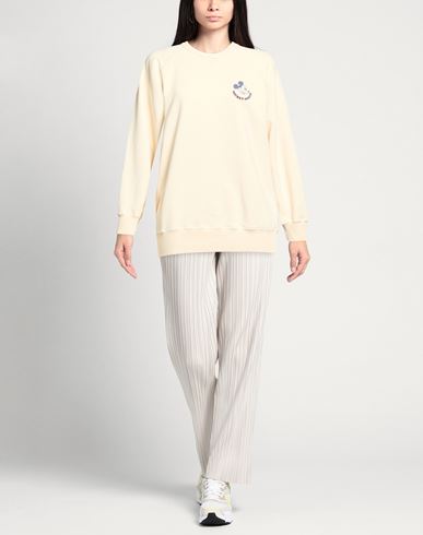 Disney Woman Sweatshirt Cream Size M Cotton