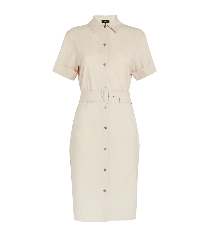 Belted Shirt Dress