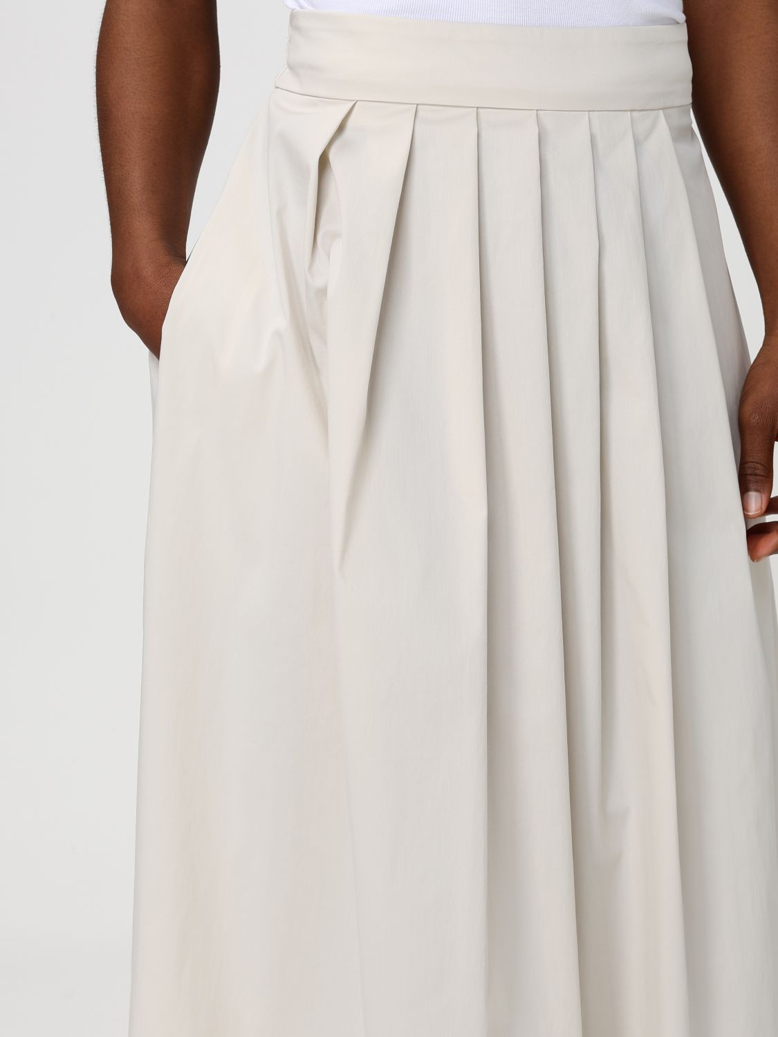 Skirt Woman color White