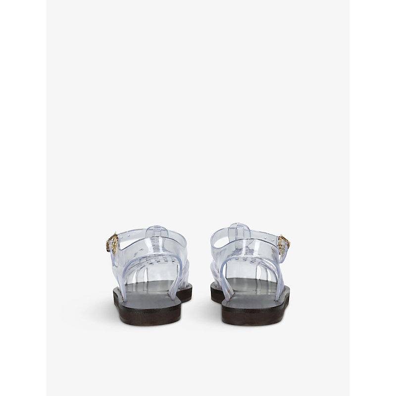 Womens Other Homeria Fisherman Flat Leather and Jelly Sandals