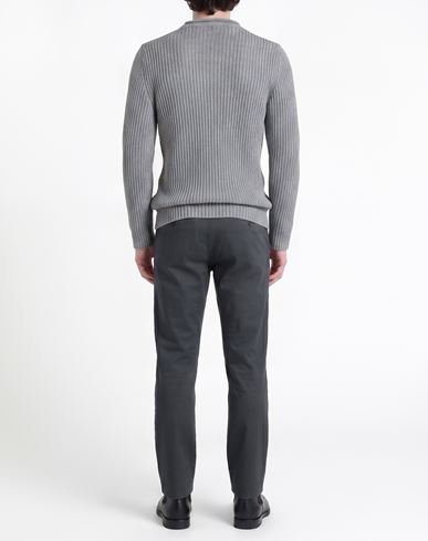 Man Sweater Grey Size L Merino Wool, Acrylic